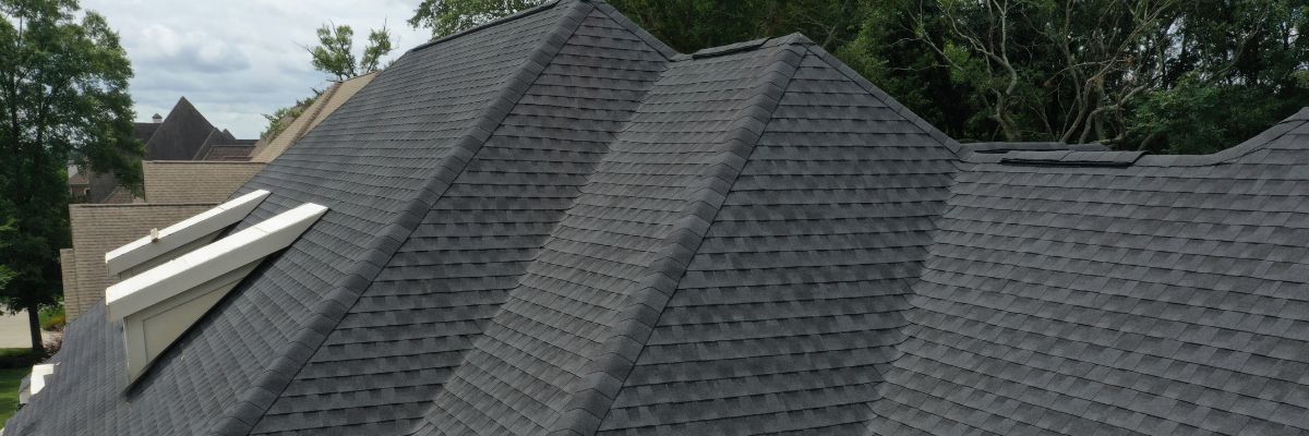 Contractor reviewing roofing permit documents.